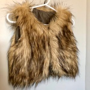 NET Faux Fur Vest 2T